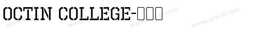 Octin College字体转换